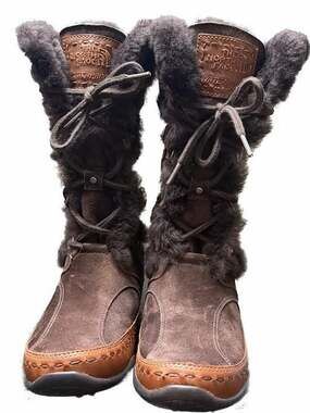 North Face Women's Abby IV Brown Waterproof Winter Boots size 6.5